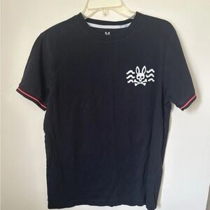 PSYCHO BUNNY FILCHAM PIMA COTTON T- SHIRT /Navy multi~S